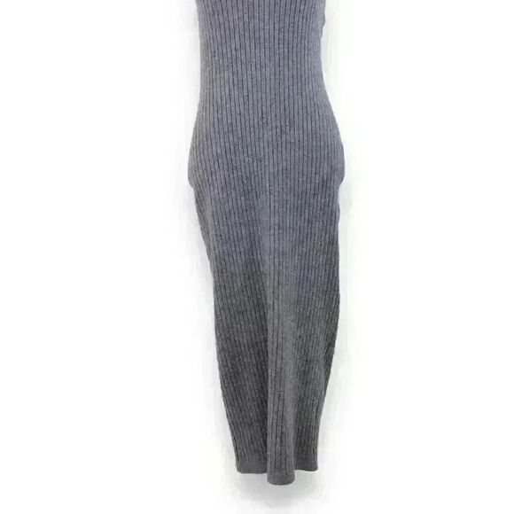 7 For All Mankind Gray Midi Sweater Tank Dress & Matching Cardigan Size Small - Picture 14 of 14